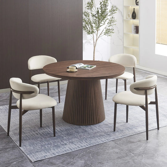 Table à manger RONDE extensible